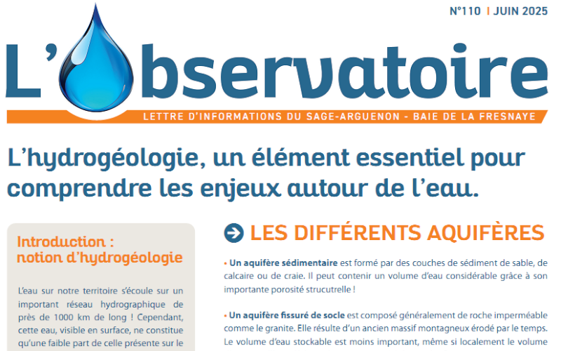 L’eau’bservatoire Juin 2025