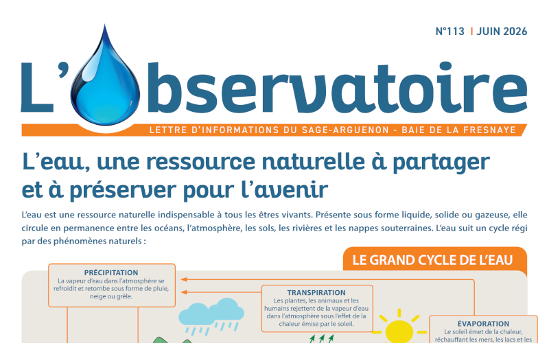 Eau&rsquo;bservatoire de Juin 2026